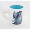 Taza de relieve Sully DISNEY STORE Monsters and Company azul blanco Sulley cerámica