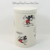 Tarro de especias Mickey Tarro DISNEYLAND PARIS BD tarro con tapa Galletas de cerámica Disney 17 cm