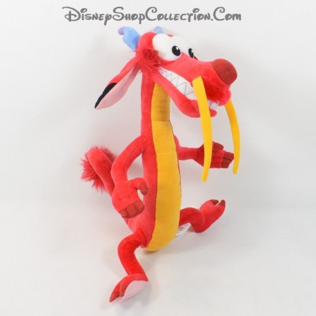 Drago di peluche Mushu DISNEY STORE Mulan rosso Disney 40 cm
