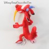 Peluche dragon Mushu DISNEY STORE Mulan rouge Disney 40 cm
