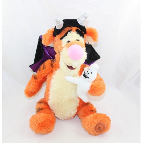 Plush Tigrou DISNEY STORE Halloween disguised as dragon with ghost 35 cm