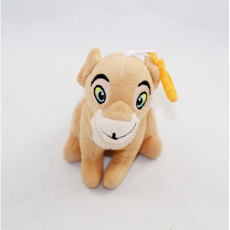 Llavero de felpa leona Nala DISNEY El Rey León ojos verdes beige 13 cm