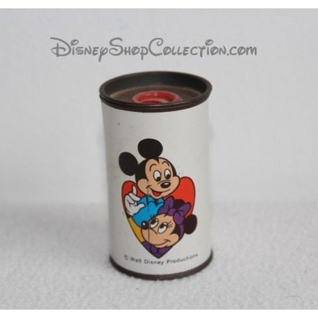 Ancien taille crayon Mickey Minnie DISNEY ALCO PRODUCTS vintage en fer 