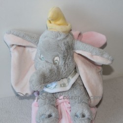 Peluche éléphant Dumbo DISNEY STORE Dumbo sac rose 23 cm