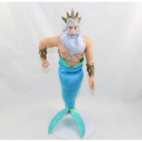 Modellpuppe King Triton DISNEY Die kleine Meerjungfrau Vater Ariel 34 cm