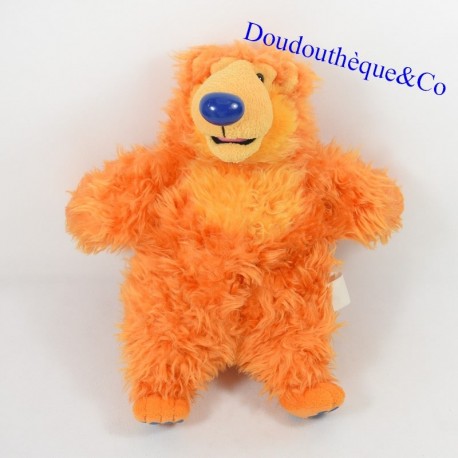 Peluche ours orange MATTEL Disney Tibère et la maison bleue 35 cm