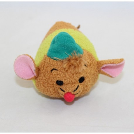 Tsum Tsum Gus ratón DISNEY Cenicienta marrón verde mini felpa 9 cm