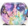 Globo luminoso di neve Disney Dreams DISNEYLAND PARIS castello Bell Simba ... palla piatta 15 cm