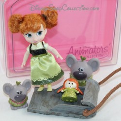 Ensemble de jeu mini poupée Anna DISNEY STORE La Reine des Neiges