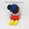 Plush Mickey DISNEY STORE French baguette of bread and vintage blue beret 20 cm