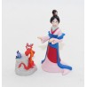 Ensemble de figurine Mulan DISNEY Mulan Mushu et Cricket 7 cm