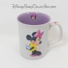 Mug Minnie DISNEY SPEL cup white purple double face relief 10 cm