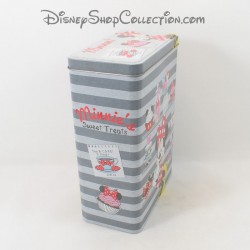 Boîte à céréales Minnie DISNEY gris Minnie's sweet treats cupcake métal 25 cm