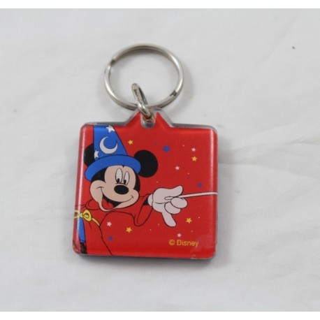 Schlüsseltür Mickey DISNEYLAND PARIS Fantasia blau rot Quadrat Magier