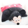 Cuscino peluche Mickey DISNEYLAND PARIS cuscino animali domestici rosso e nero 50 cm