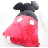 Peluche coussin Mickey DISNEYLAND PARIS pillow pets rouge et noir 50 cm