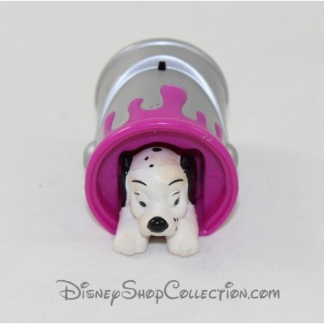 Figure toy puppy MCDONALD'S Mcdo The 101 Dalmatians paint pot Disney 6 cm