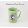 Mug en relief Mickey DISNEY STORE tasse verte en céramique 3D 13 cm