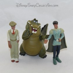 Figurine La principessa e la rana DISNEY STORE set di 3 figurine