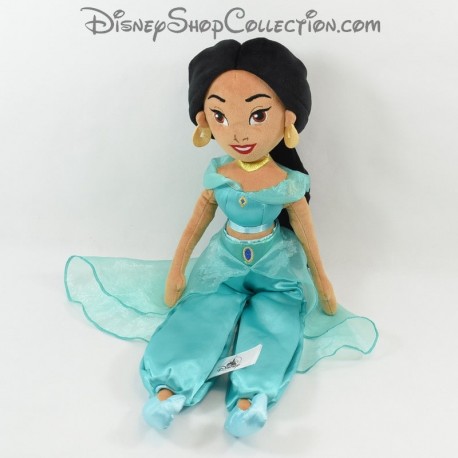 copia della bambola di peluche Jasmine DISNEY STORE Aladdin outfit verde  sati