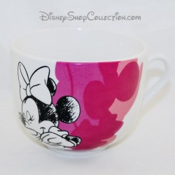 Bol Minnie DISNEY mug violet blanc dessin