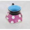 Mug in relief Minnie DISNEYLAND PARIS cup 3D dress pink blue white black handle hand 12 cm