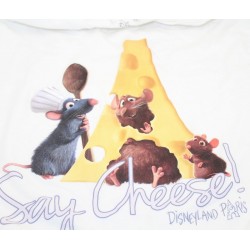 T-shirt pour adulte Ratatouille DISNEYLAND PARIS Say cheese ! blanc taille XXL