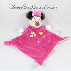 Flat blanket Minnie DISNEY NICOTOY pink cubes Abc balloon stars diamond 30 cm
