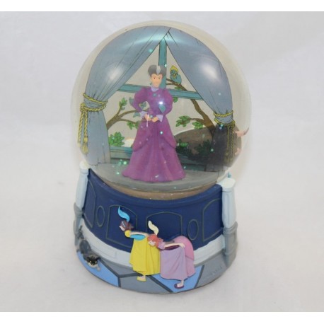 Schnee-Musikkugel Lady Tremaine DISNEY Enesco Cinderella seltener doppelseitiger Schneeball 16 cm