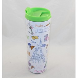 Thermos Ratatouille DISNEYLAND PARIS isotherme mug de voyage avec couvercle plastique 22 cm