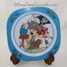 DISNEY Mickey Kunststoffplatte als 21 cm Melaminat Piraten verkleidet