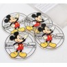 Set di 4 sottobicchieri Mickey EURO DISNEY rotondo in plastica rilievo Disneyland Paris