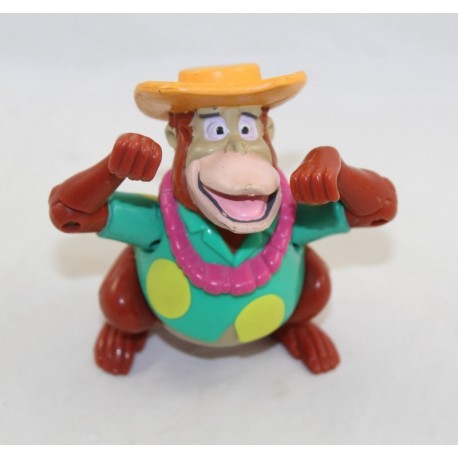 Figurina articolata King Louie scimmia DISNEY Playmates Toys Super Baloo serie 1990 9 cm