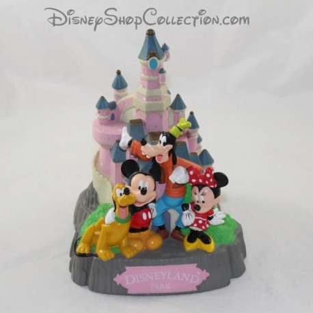 Mickey Tirelire y sus amigos DISNEY Chateau Minnie, Goofy y Plástico Plutón 21 cm