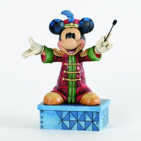 Figurine Band Leader Mickey DISNEY TRADITIONS Chef d'orchestre Showcase 