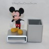 Mickey Disney lápiz olla resina gris negro
