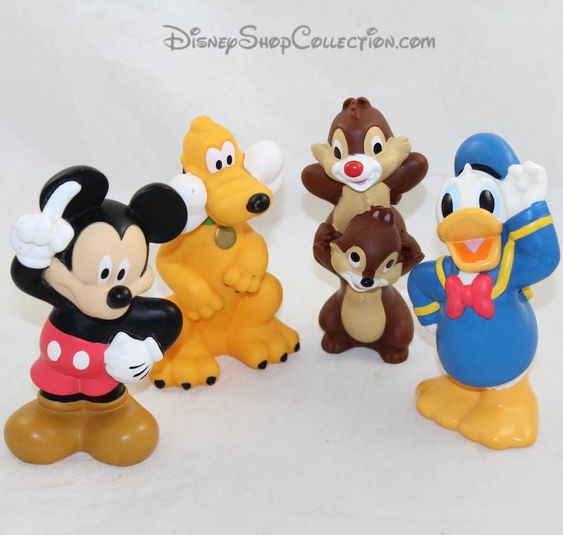 Jouet Figurines de Bain Mickey et ses amis Disneyland Paris Disney Tic Tac  Pluto Donald Minnie Pat