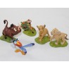 Figurines Le Roi Lion DISNEY lot de 5 figurines plastique Timon Pumba Zazu ...