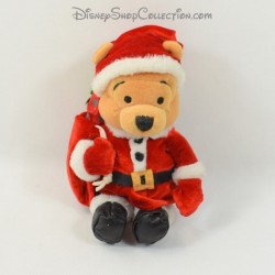Plush Winnie the Teddy Bear DISNEY disguised as Santa Claus