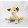 Peluche leone Simba negozio DISNEY il re leone beige giallo perline 18cm