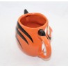 Taza 3D Raja DISNEY PARKS Aladdin Tiger Jasmine naranja negro 16 cm