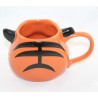 Tasse 3D Raja DISNEY PARKS Aladdin Tiger Jasmin orange schwarz 16 cm