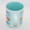 Mug in relief dog Pluto DISNEY STORE blue green reflection in the water 12 cm