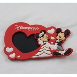 Aimant Mickey Minnie DISNEYLAND PARIS mariage coeur Disney 13 cm