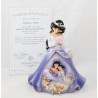 Figurine porcelaine Jasmine DISNEY Bradford Editions Bell Aladdin robe mauve EL