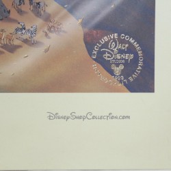 Lithograph The Rock of the Lions EXCLUSIVE COMMEMORATIVE LITHOGRAPH Disney The Lion King 2