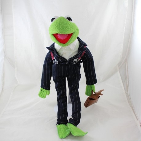 Peluche Kermit rana MUPPET SHOW Jim Henson smoking 47 cm