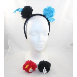 Serre-tête Mickey DISNEYLAND PARIS Pompon Oreilles de Mickey Mouse Party headband Disney