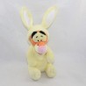 Plush Tigrou DISNEY NICOTOY disguised as yellow Easter bunny 17 cm