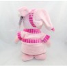 Plush Porcinet DISNEY NICOTOY bathrobe pink cap 30 cm NEW